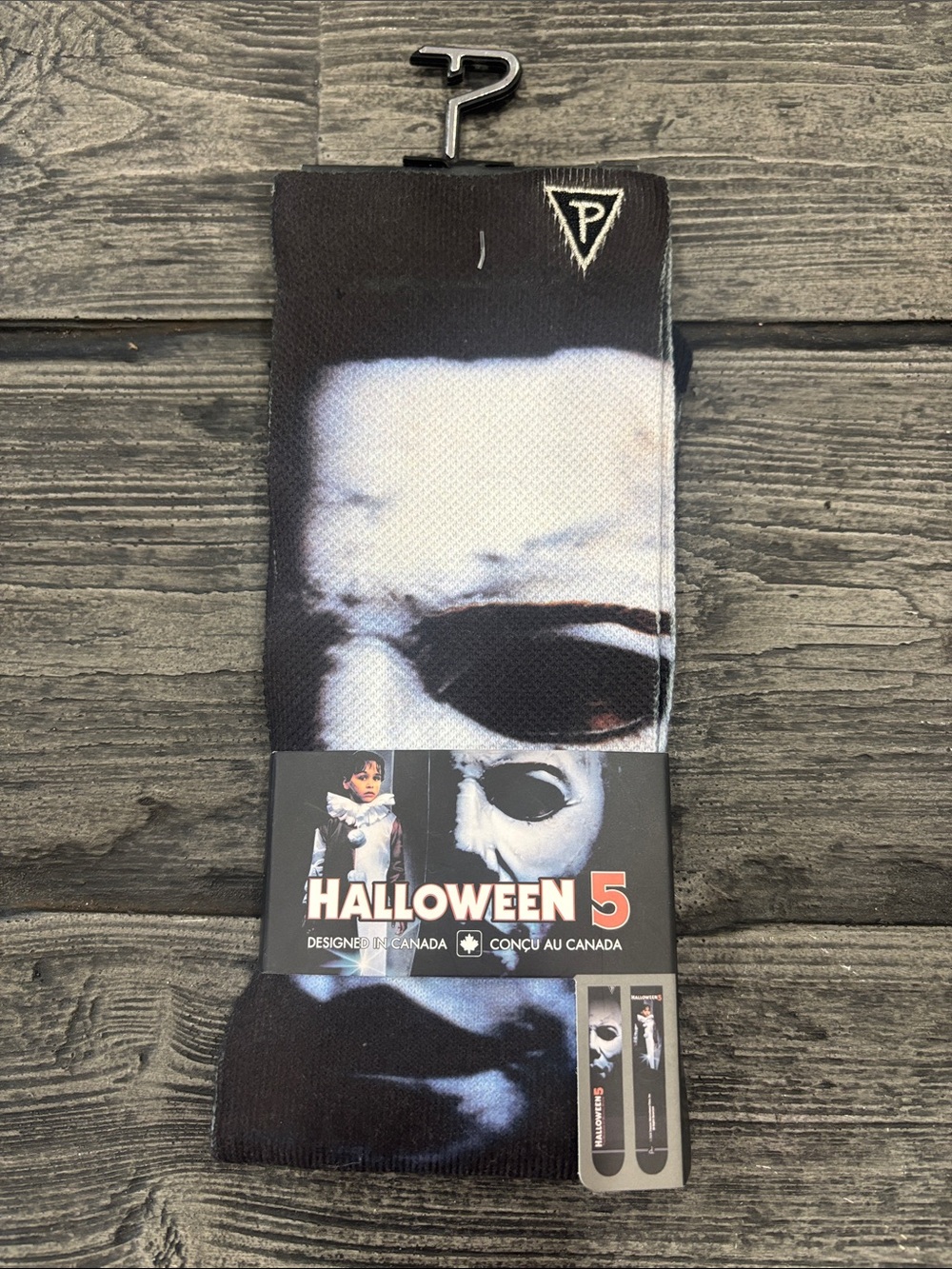 Halloween 5 Graphic Novelty Socks - Black & White